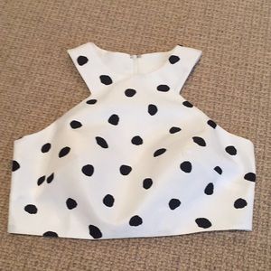 Sherri Hill Polka Dot Tank Top Only